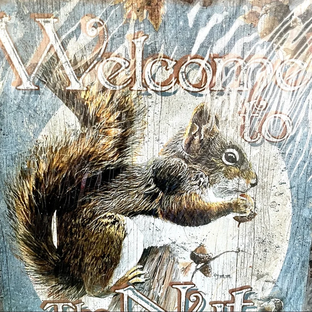 NEW Welcome To The Nut House Metal Sign